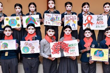 World Aids Day: सेंट सोल्जर छात्रों ने मनाया एड्स दिवस, बोले जागरूकता ही एकमात्र ईलाज