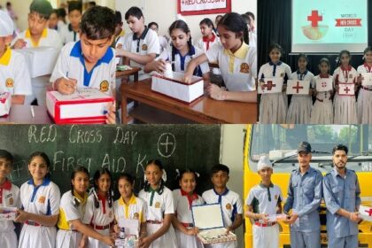 World Red Cross Day: इनोसेंट हार्ट्स में मनाया गया 'वर्ल्ड रेड क्रॉस डे'
