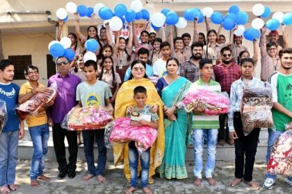 St. Soldier News: अंध विद्यालय के बच्चों संग सेंट सोल्जर ने मनाया वर्ल्ड साइट डे