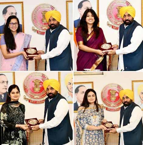 मुख्यमंत्री भगवंत मान ने नव-चयनित UPSC अफसरों को दी बधाई, पंजाब की समृद्ध संस्कृति और विरासत के दूत बनने के लिए किया प्रेरित