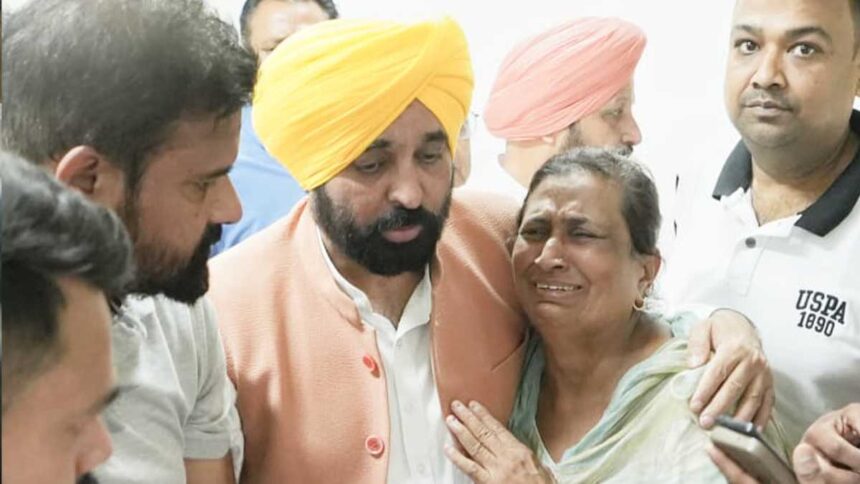 मुख्यमंत्री भगवंत मान पहुंचे समाना, पीड़ित परिवारों के साथ दुख साझा किया, कहा- दोषियों पर सख्त कार्रवाई होगी