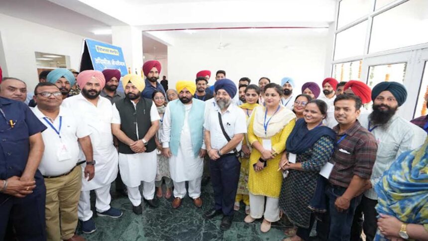 Mann inaugurated the state-of-the-art Tehsil Complex constructed