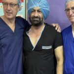 Germany's renowned Dr. ALIOZ FRANZ arrived to meet the renowned Dr. Harpreet Singh of Orthonova Hospital