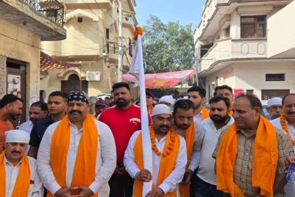पूर्व सांसद सुशील रिंकू की अगुवाई में सतगुरु कबीर साहिब के 627वें प्रकाश पर्व के उपलक्ष्य में निकाली गई शोभायात्रा