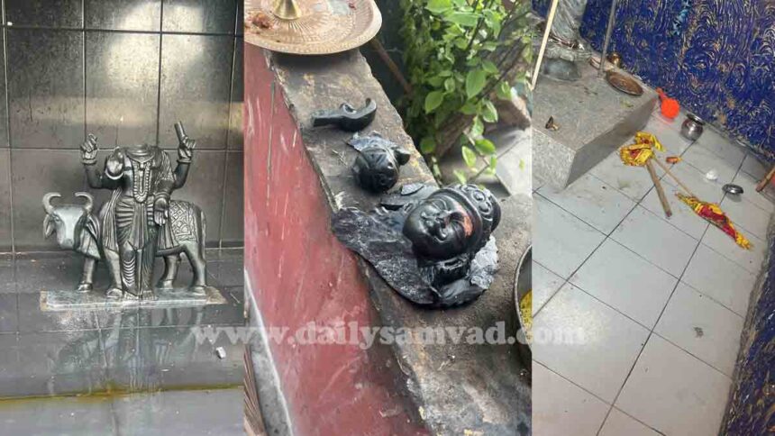 जालंधर के मंदिर में शनिदेव जी की प्रतिमा को खंडित किया गया