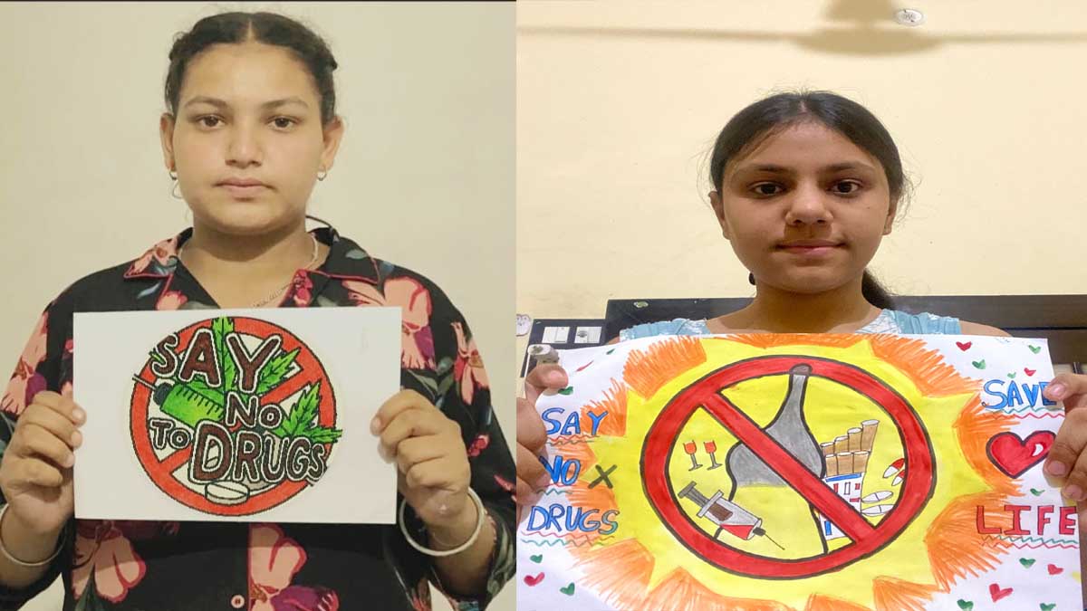 Jalandhar News: सेंट सोल्जर डिवाइन पब्लिक स्कूल ने मनाया विश्व नशा मुक्ति दिवस