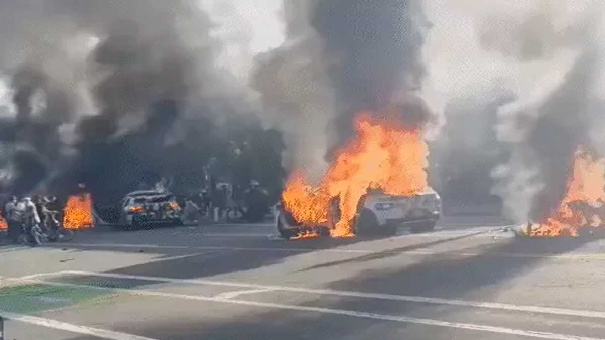 US Immigration Protest Violence Photos News