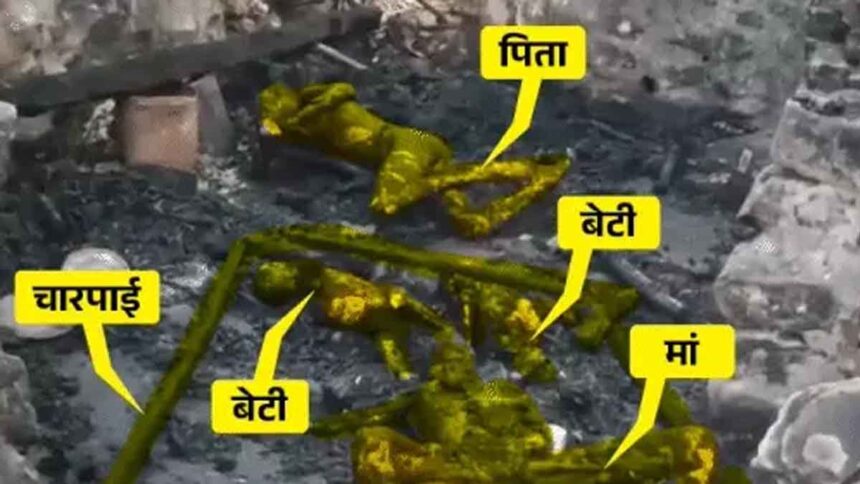 प्रयागराज में बिजली गिरने से 4 की मौत हो गई। घटना उस वक्त हुई, जब पूरा परिवार घर में सो रहा था।