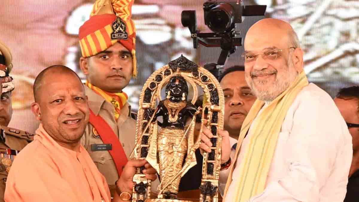 Yogi Adityanath and Amit Shah