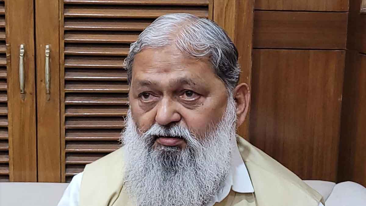 Anil Vij Minister Haryana
