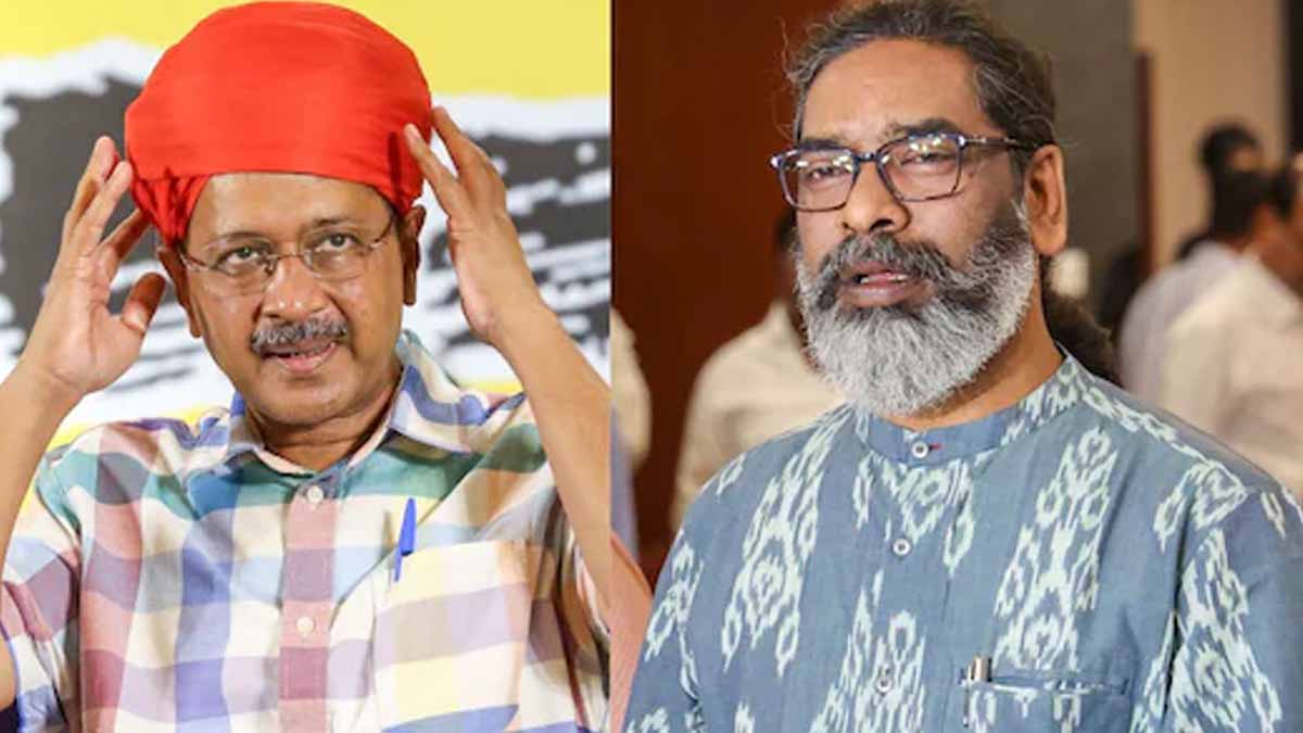 Arvind Kejriwal and Hemant Soren