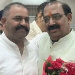 BJP President Ashwani Sharma with Sushil Rinku