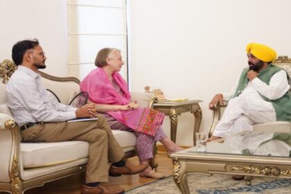 British Deputy High Commissioner Caroline Rowat meets CM Mann