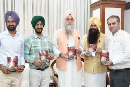 Speaker Kultar Singh Sandhwan releases Raj Malhotra's book