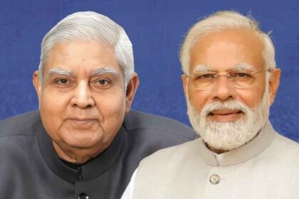 PM Narendra Modi and Vice President Jagdeep Dhankar