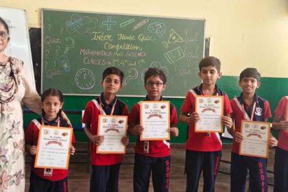 Inter-House Quiz Competition was organised at St. Soldier