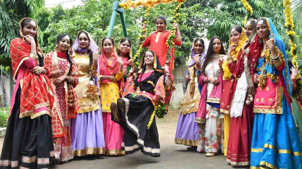 St Soldier Group of Institutions celebrated Hariyali Teej