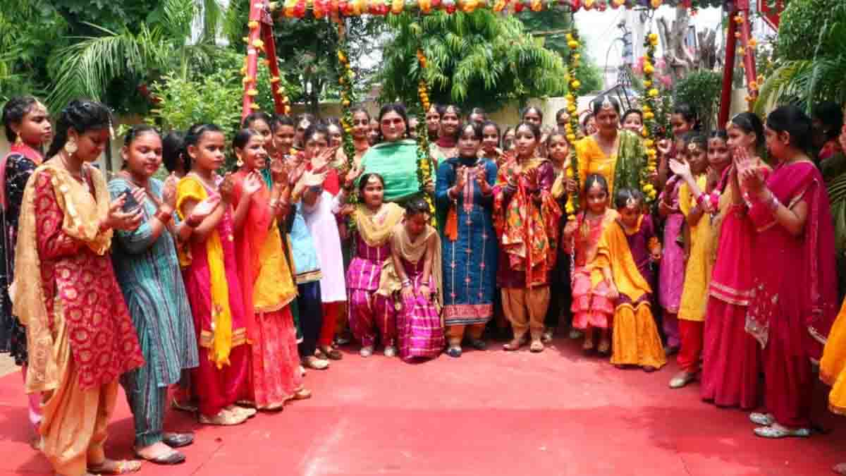 St Soldier Group of Institutions celebrated Hariyali Teej