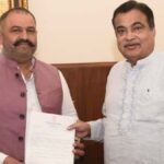 Sushil Rinku with Nitin Gadkari