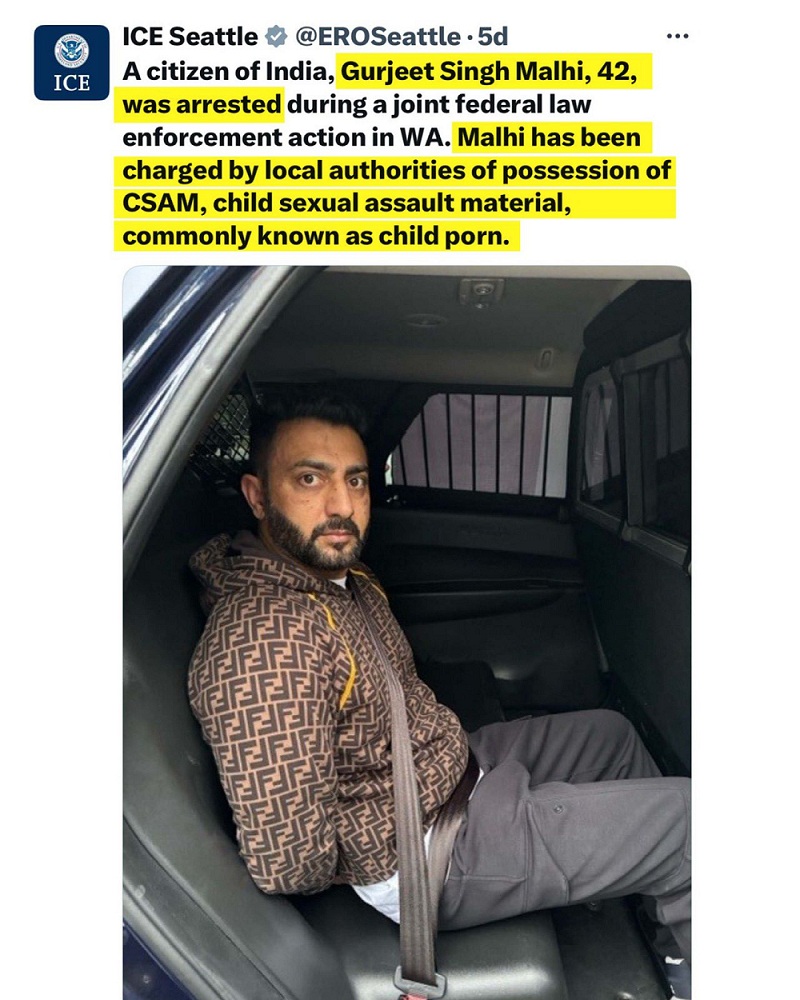 पुलिस की गिरफ्त में गुरजीत मल्ही