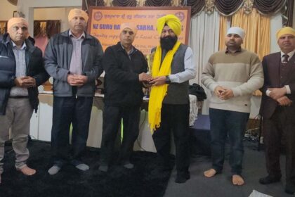 जसवीर सिंह गढ़ी का श्री गुरु रविदास टैंपल हेस्टिंग न्यूजीलैंड की प्रबंधकीय कमेटी द्वारा सम्मान
