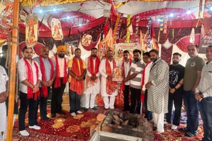 सुशील रिंकू ने माता चिंतापूर्णी मेले में लगाई हाजिरी