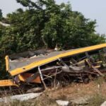 Train Collides With School Bus