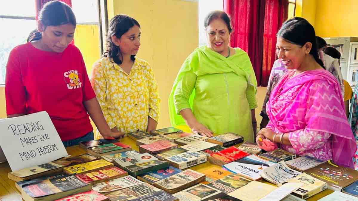 A book fair was organized at St. Soldier College