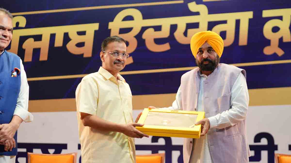 Arvind Kejriwal and Bhagwant Mann