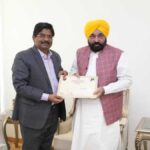 Rajya Sabha MP from Tamil Nadu Calls on Punjab CM, Extends Invitation for Prestigious Event