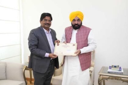 Rajya Sabha MP from Tamil Nadu Calls on Punjab CM, Extends Invitation for Prestigious Event