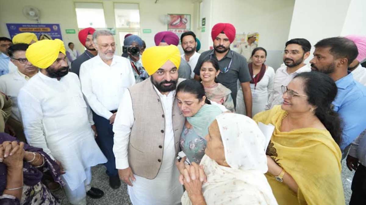 CM Mann challenged Sukhbir Badal