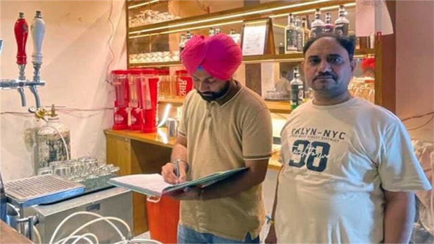 Excise department raids on famous bars in Punjab