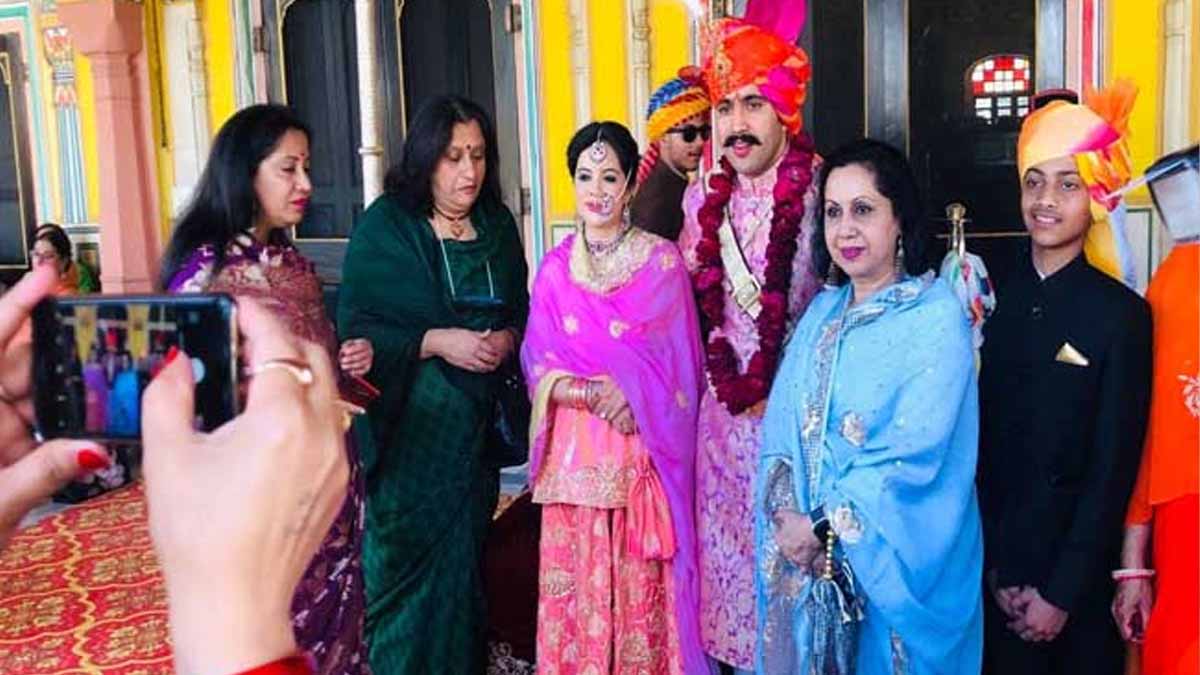 Himachal minister Vikramaditya Singh married Sudarshana Kumari on 8 March 2019