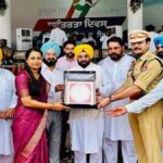 Harbhajan Singh ETO hoisted the Flag in Patiala