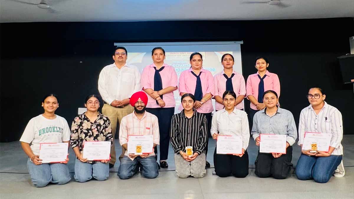 Innocent Hearts: इनोसेंट हार्ट्स ग्रुप ऑफ़ इंस्टीट्यूशन्स में इंटर-डिपार्टमेंट डिबेट प्रतियोगिता का सफल आयोजन