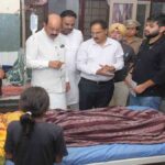 Mohinder Bhagat visited the Civil Hospital
