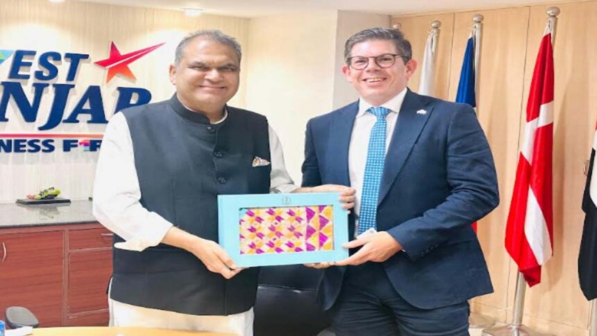 Political Advisor of British High Commission met Cabinet Minister Sanjeev Arora