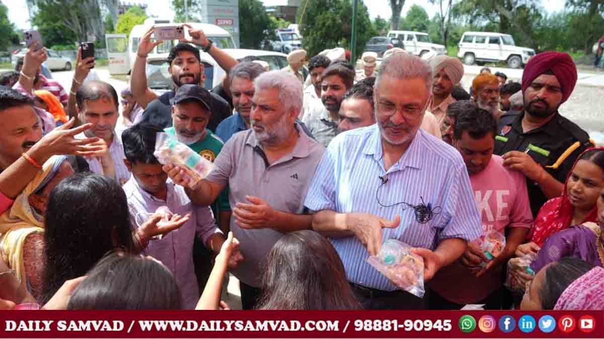 राहत सामग्री से लेकर स्वास्थ्य सेवाओं तक, हर पल बाढ़ पीड़ितों के साथ खड़ी मान सरकार