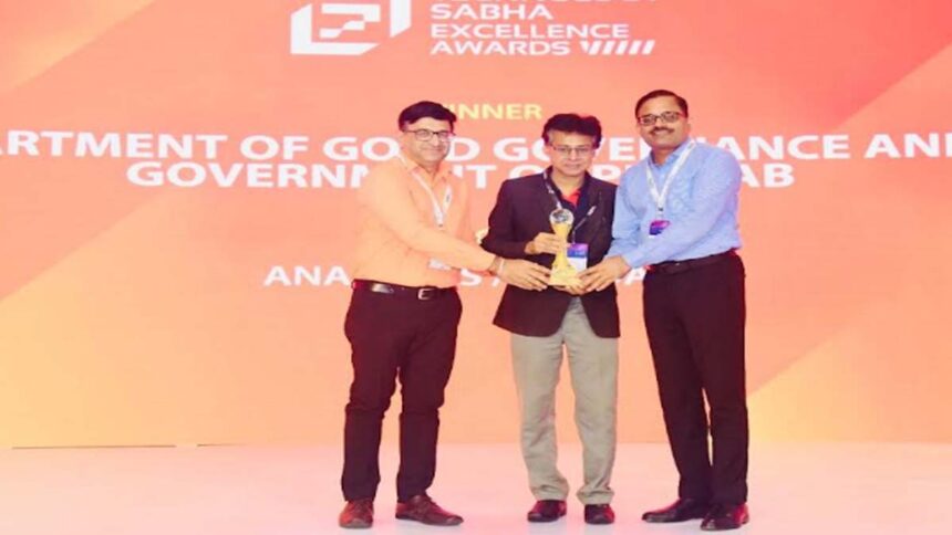 Punjab receives Technology Sabha Excellence Award in Data Analytics