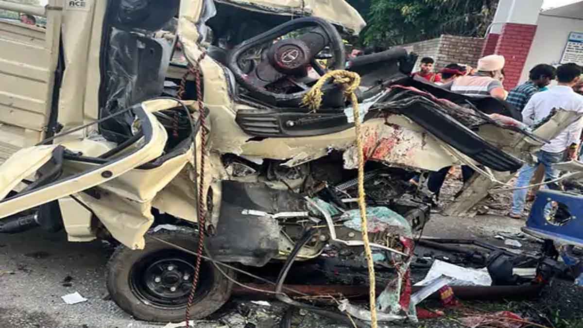 Road Accident took place near Mand village on Kapurthala-Jalandhar road