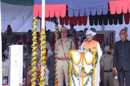 Sanjeev Arora hoisted the Flag