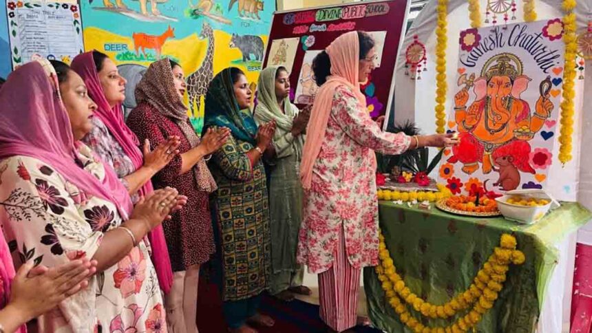 Students of St Soldier Group celebrated Ganesh Chaturthi