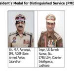 Names of Punjab Police officers announced for PMDS and MMS Awards on Independence Day