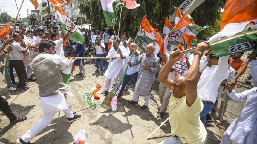 BJP-Congress Clash