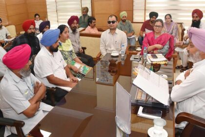 हरपाल चीमा ने कर्मचारी यूनियनों से उनके मुद्दों के समाधान के लिए की बैठकें