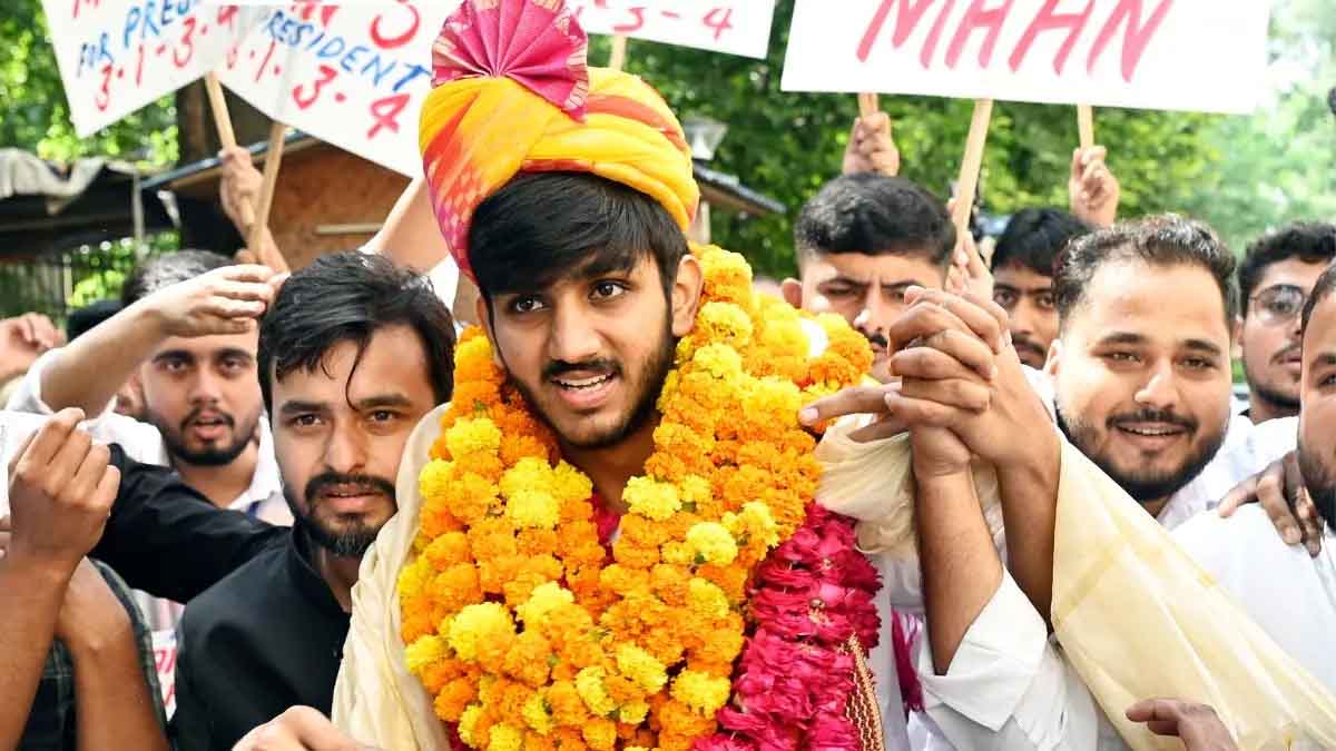 Aryan Maan DU President News