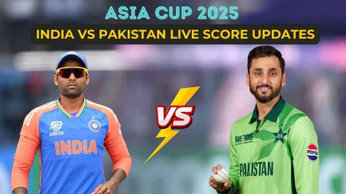 Asia Cup 2025 IND vs PAK Live Score Updates