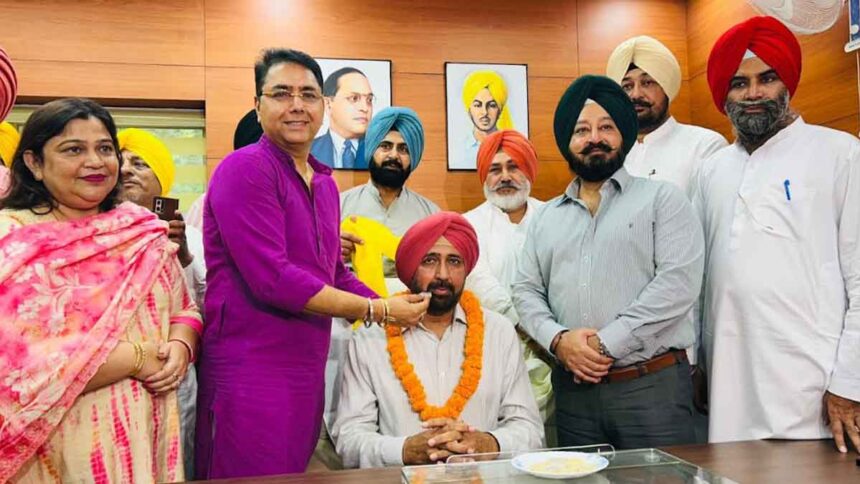 Baljinder Dhillon took over as Chairman Punjab Agro Foodgrains Corporation