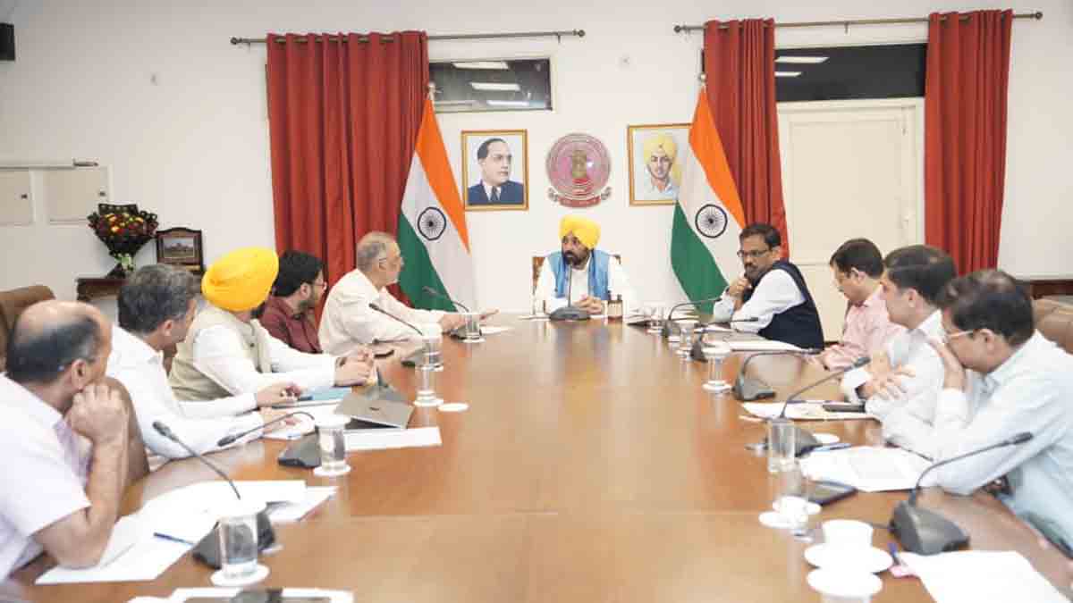 CM Bhagwant Mann Meeting